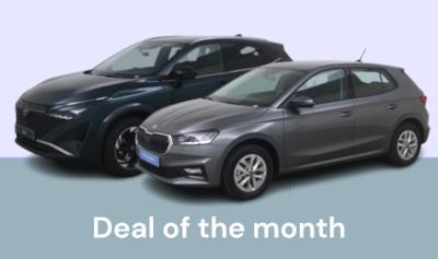 Deal of the month on Nissan Qashqai and Skoda Fabia