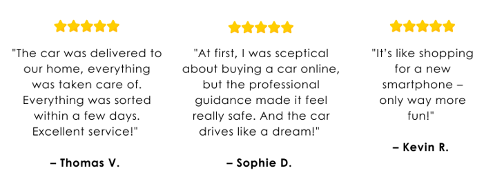 Reviews - sales on a distance at Cardoen