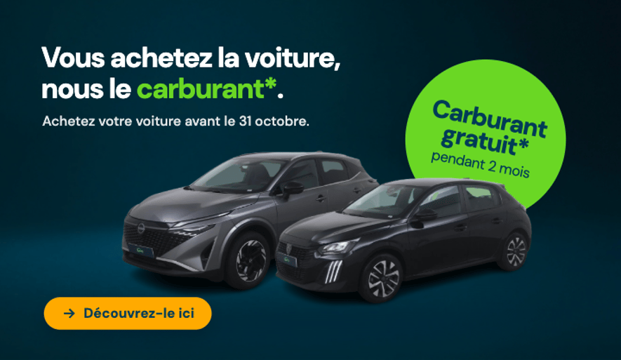 Vous achetez la voiture, nous le carburant
