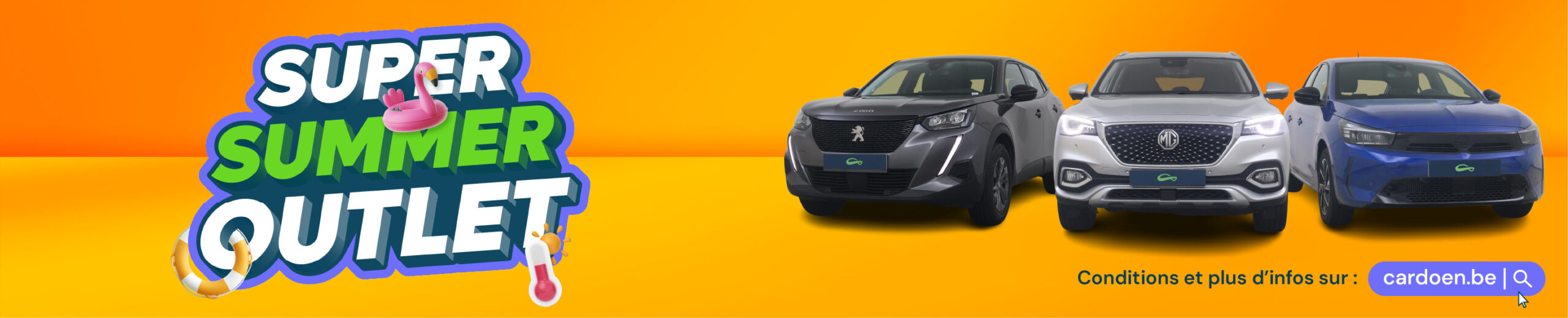 Cardoen early summer outlet banner